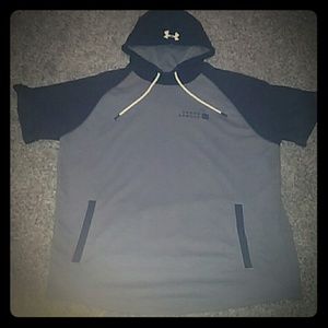 Under armor short sleeve hoodie.